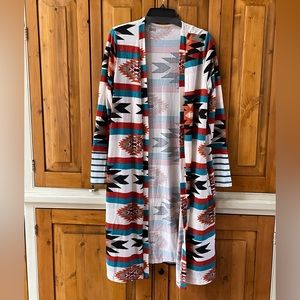 Brand New Without Tags Sz. L Midi Cardigan